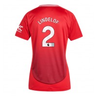 Manchester United Victor Lindelof #2 Fußballbekleidung Heimtrikot Damen 2024-25 Kurzarm